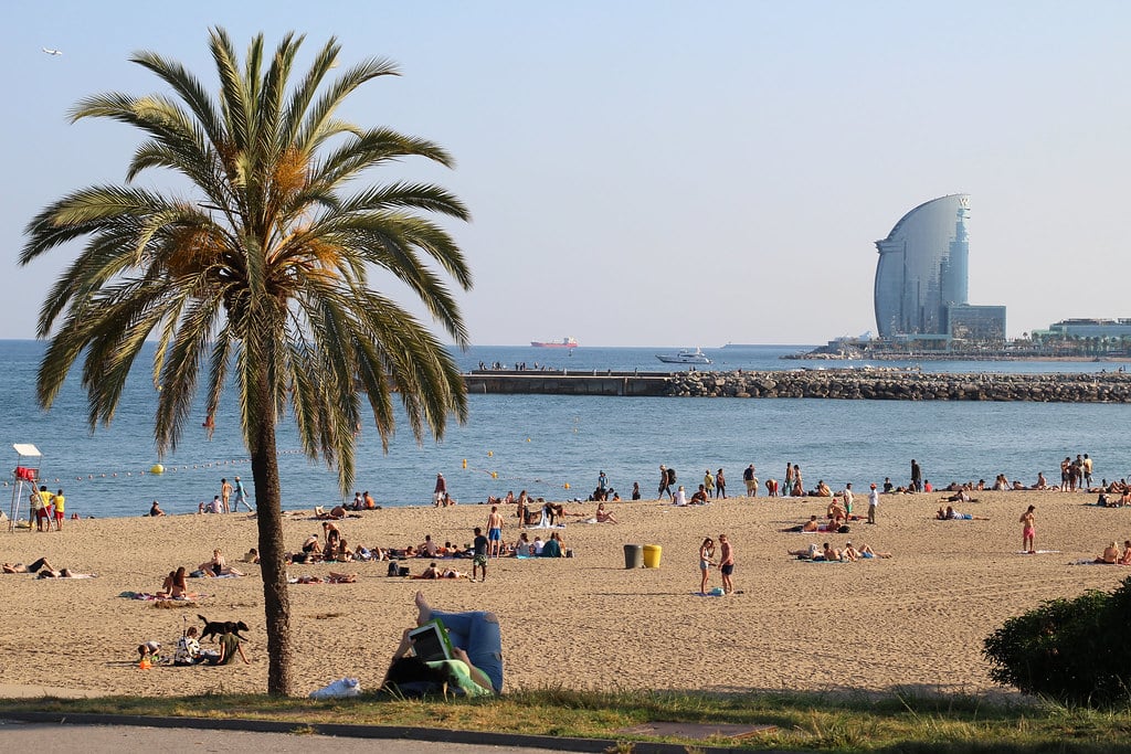 Le quartier de Poblenou à Barcelone
