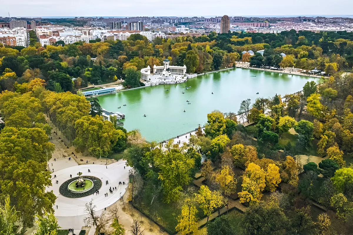 Le quartier de Retiro à Madrid